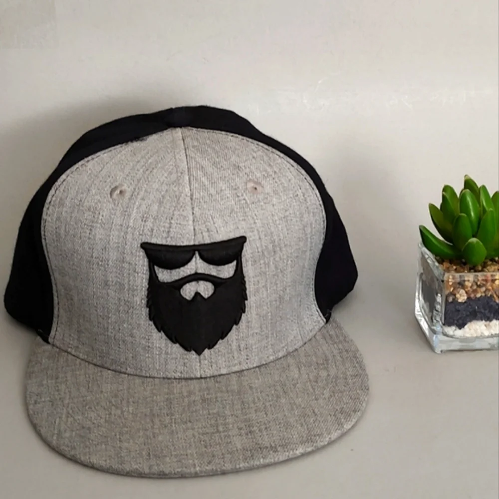 OG Beard  Men. Hat  Gray Size L/XL 58-60 Cm No Shave Life Perfect Condition